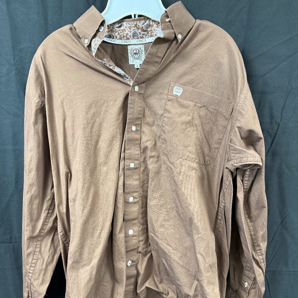 Men's Cinch Long Sleeve Button